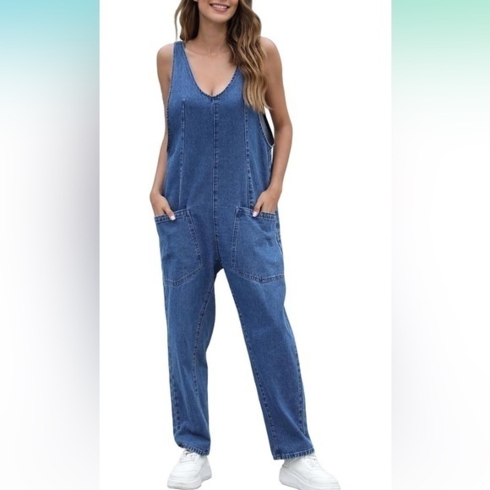 NWOT High Roller Denim Overalls